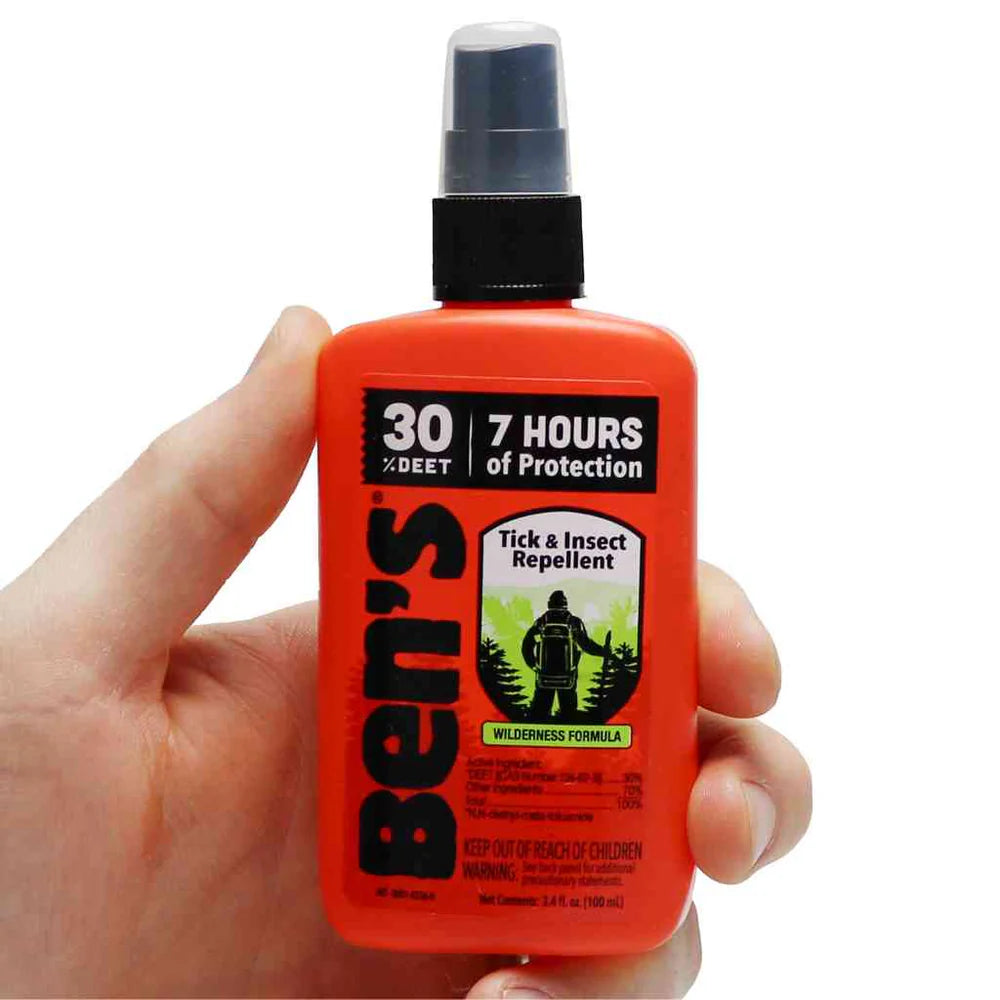 美國 Ben's 30 DEET 防蚊防蜱噴霧|長效 8 小時 戶外驅蚊防護