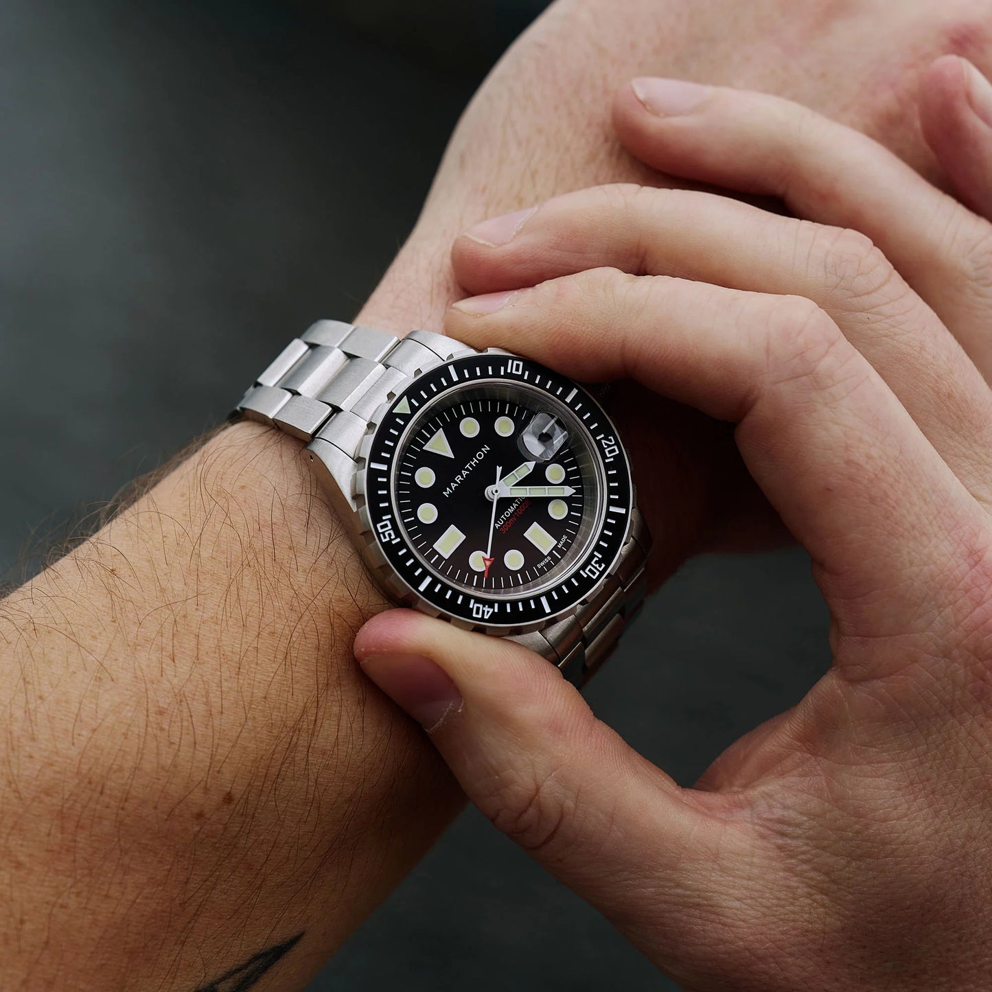 Marathon 41mm OSAR-D - Type I Diver's Automatic in Stainless Bracelet