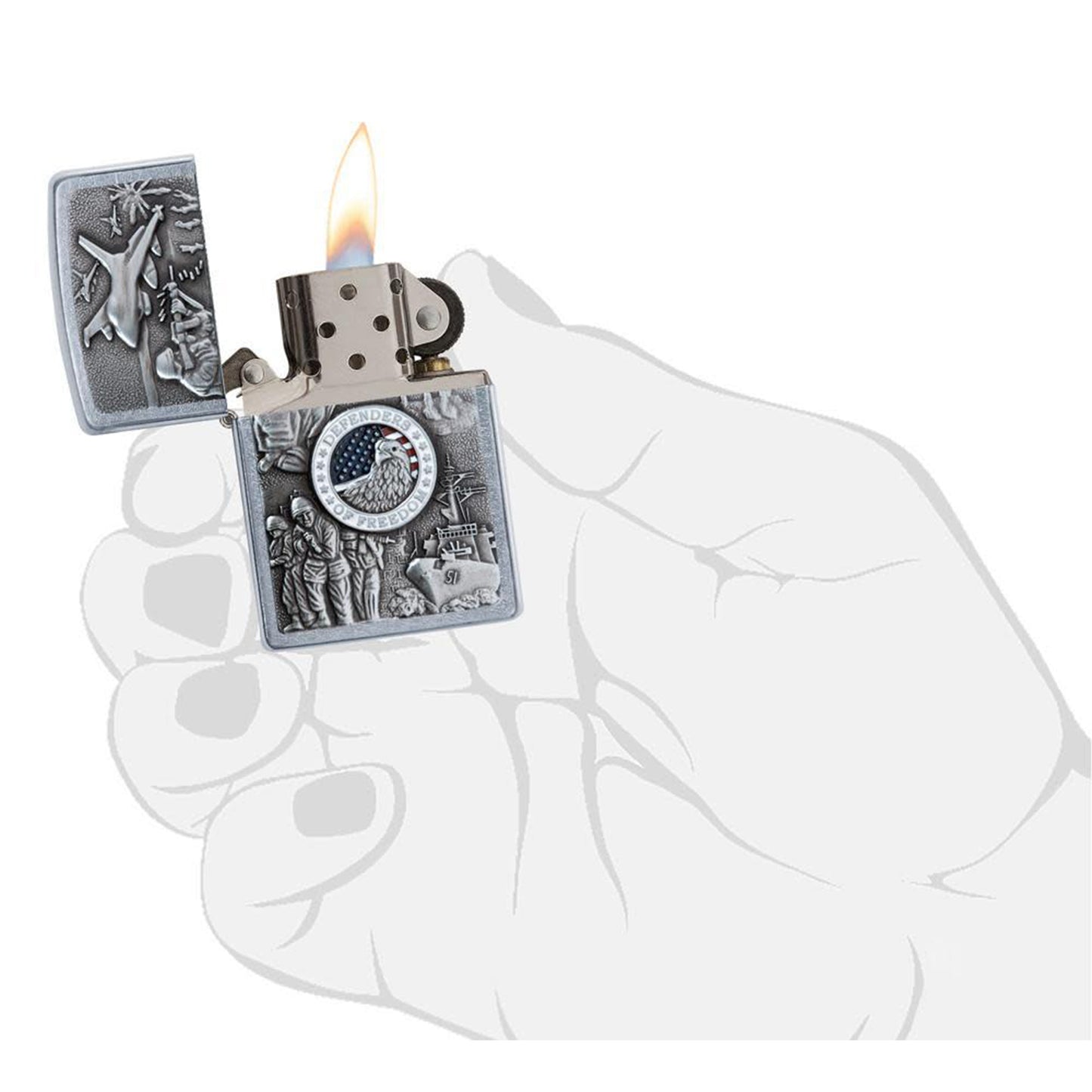 Zippo 美國武裝部隊紀念打火機 #41