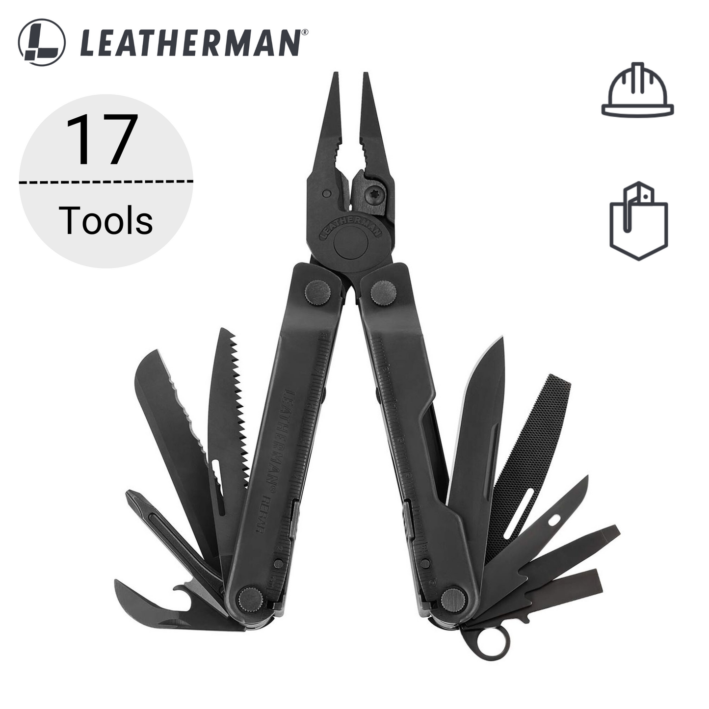 Leatherman Rebar® Multitool - A Legacy Reimagined, Enhanced Functionality