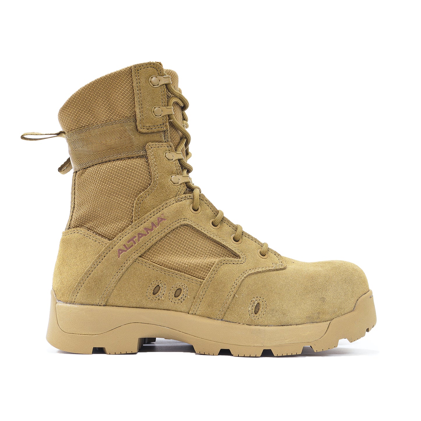美國 ALTAMA 10.5" 側拉鍊安全頭突擊軍靴