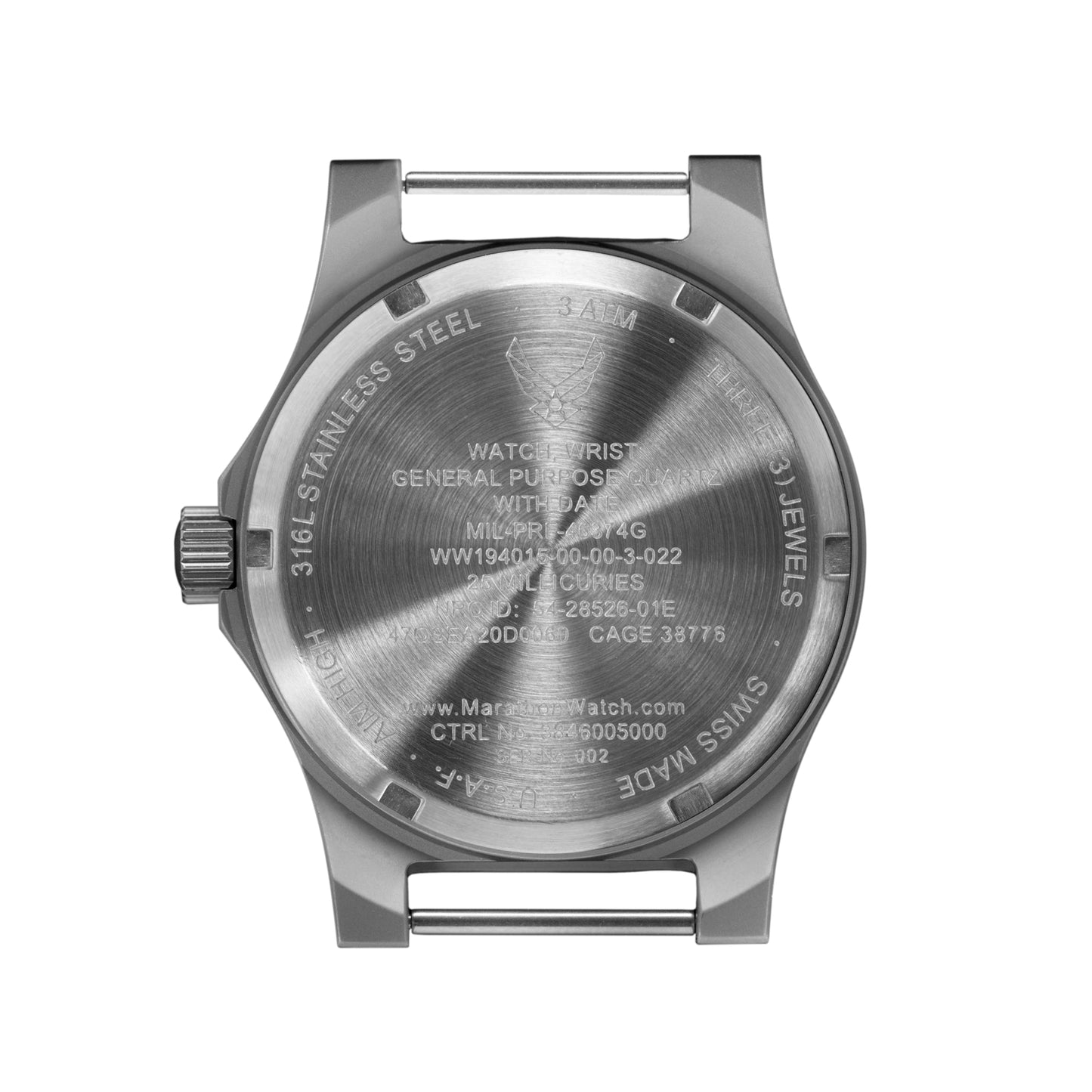 Marathon 36mm SSGPQ-D USAF™ - Type II Officer's Field Watch Quartz