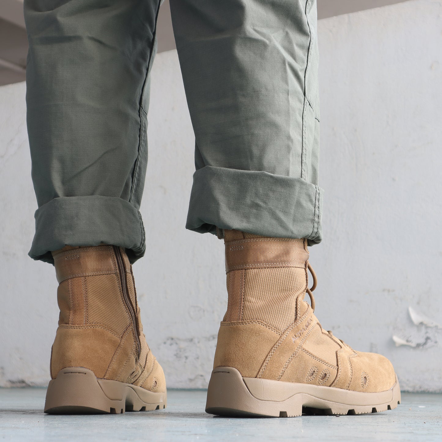 美國 ALTAMA 10.5" 側拉鍊安全頭突擊軍靴