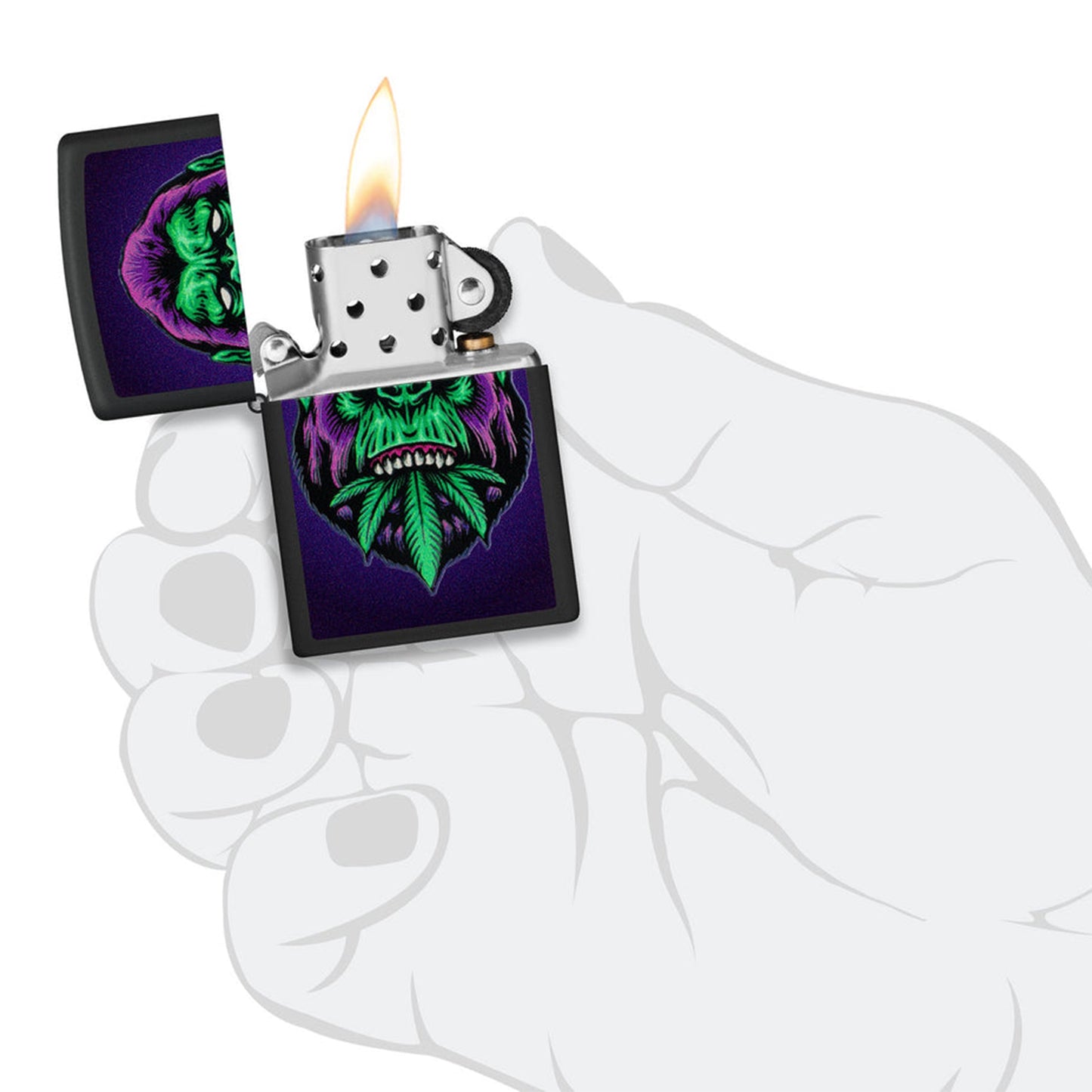 Zippo 防風打火機:獨特紫外線技術的大猩猩