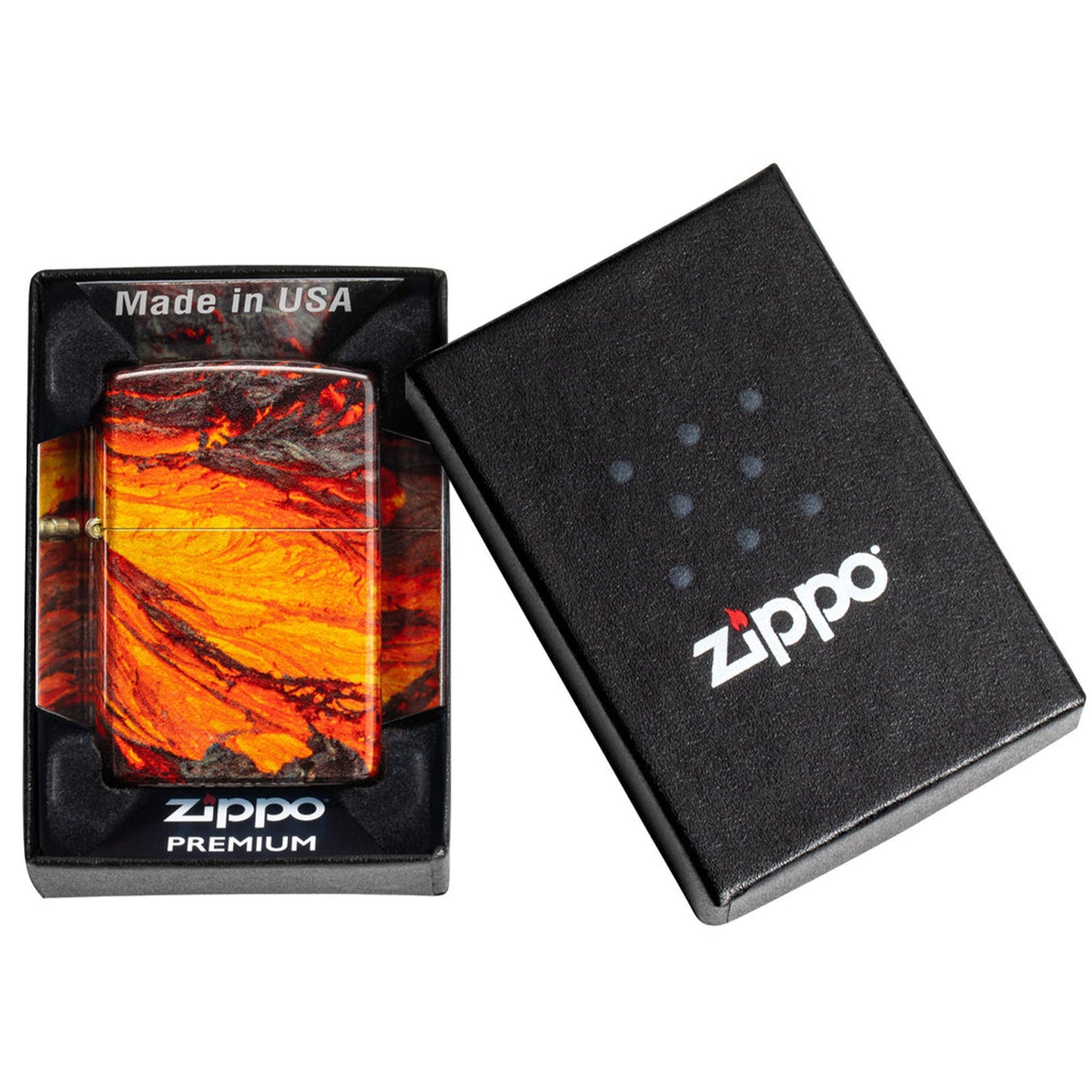 Zippo 540 Fusion 防風打火機: 溶岩與金屬的融合 #71