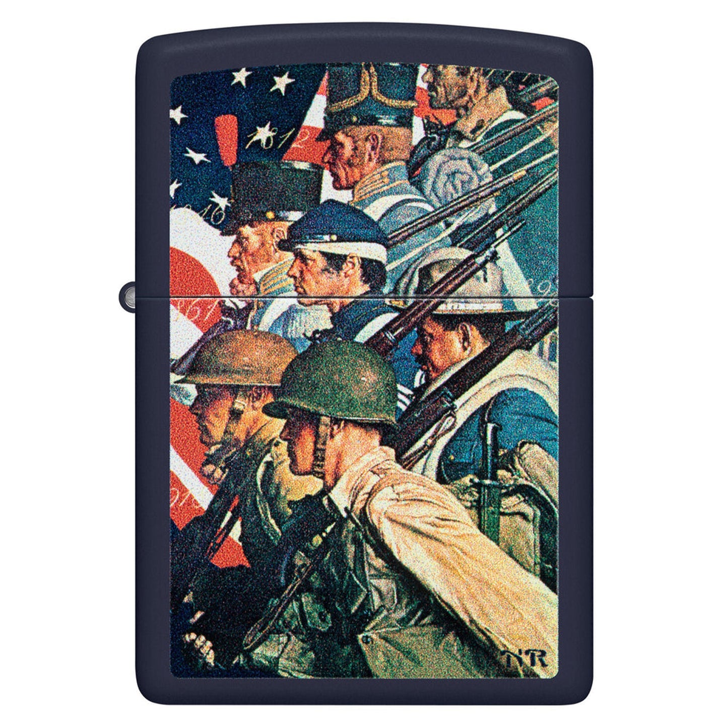 Zippo Norman Rockwell 經典畫作系列防風打火機:記錄美國陸軍的歷史 #78