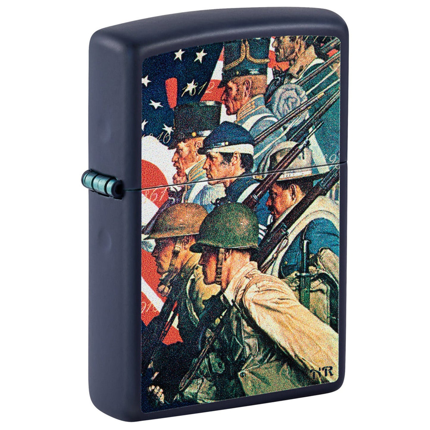 Zippo Norman Rockwell 經典畫作系列防風打火機:記錄美國陸軍的歷史 #78