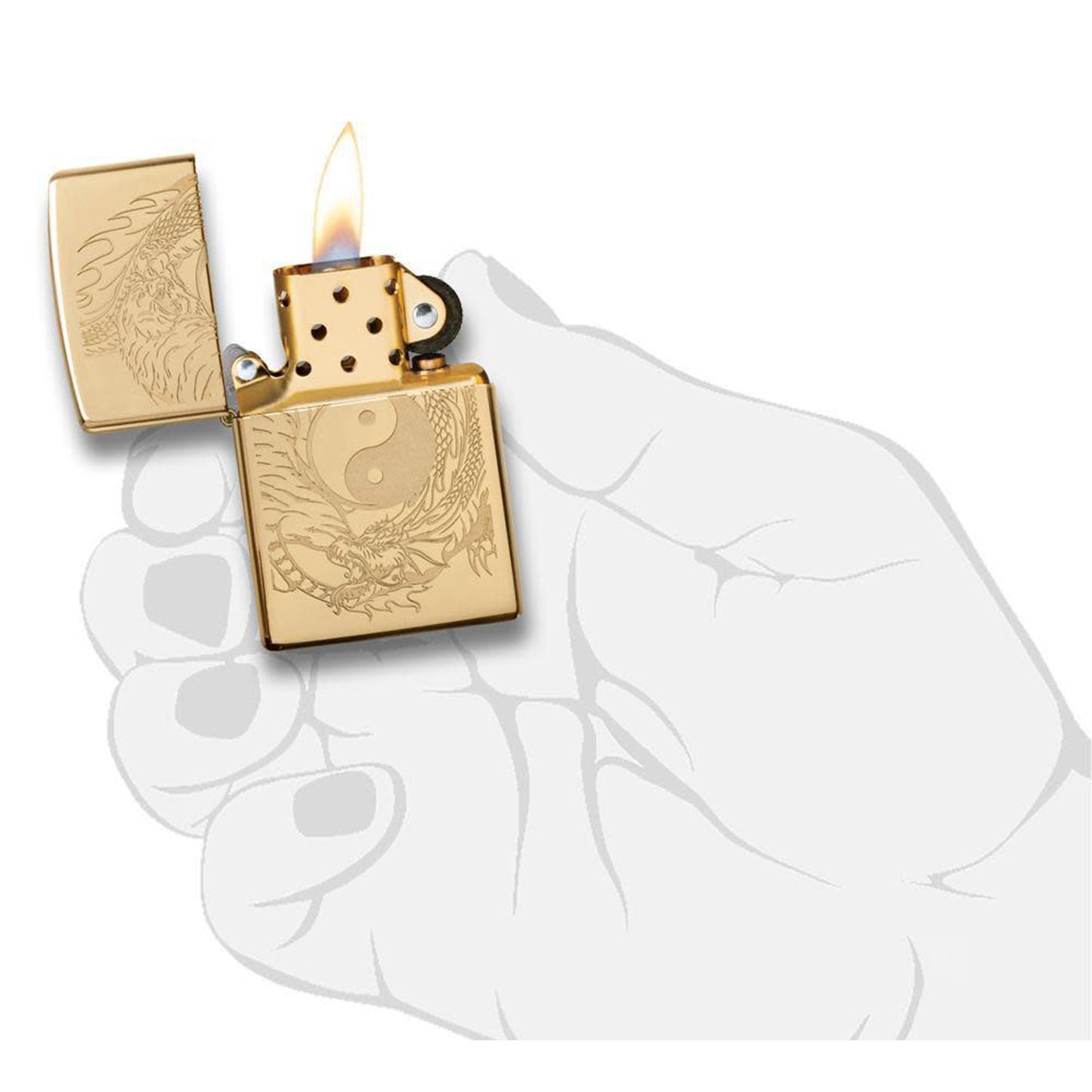 Zippo Tiger and Dragon Design #20