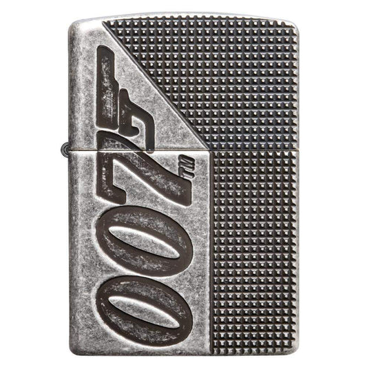 Zippo Armor® 銀古董風格007™ 打火機 #28