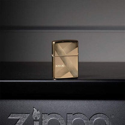 Zippo 黃銅雷射雕刻打火機 #24