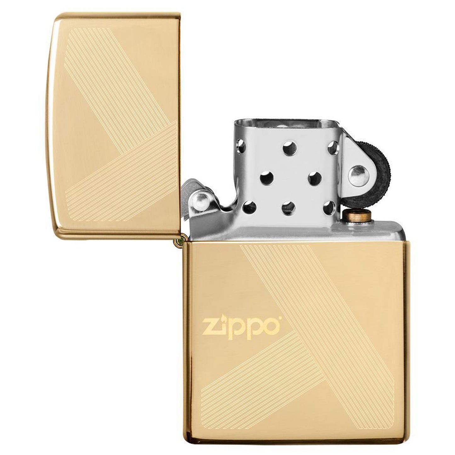 Zippo 黃銅雷射雕刻打火機 #24