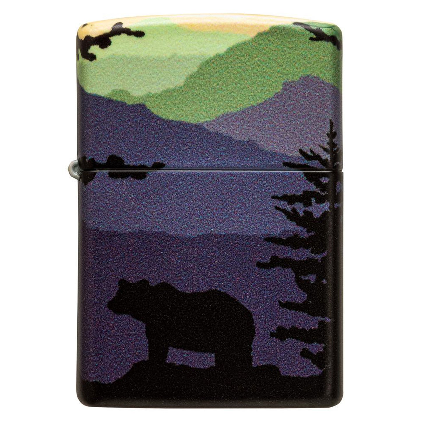 Zippo 540彩色工藝防風打火機:風景熊設計 #35