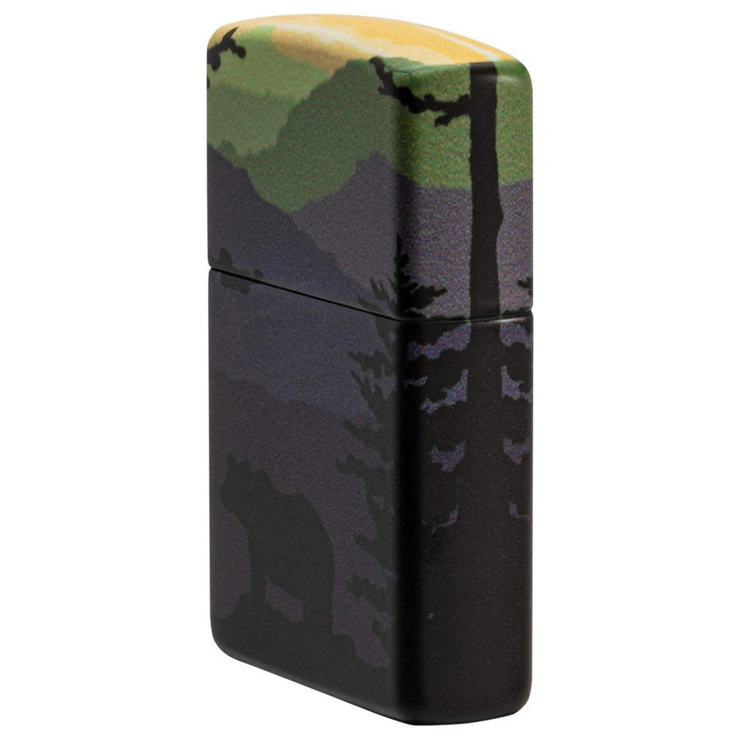Zippo 540彩色工藝防風打火機:風景熊設計 #35
