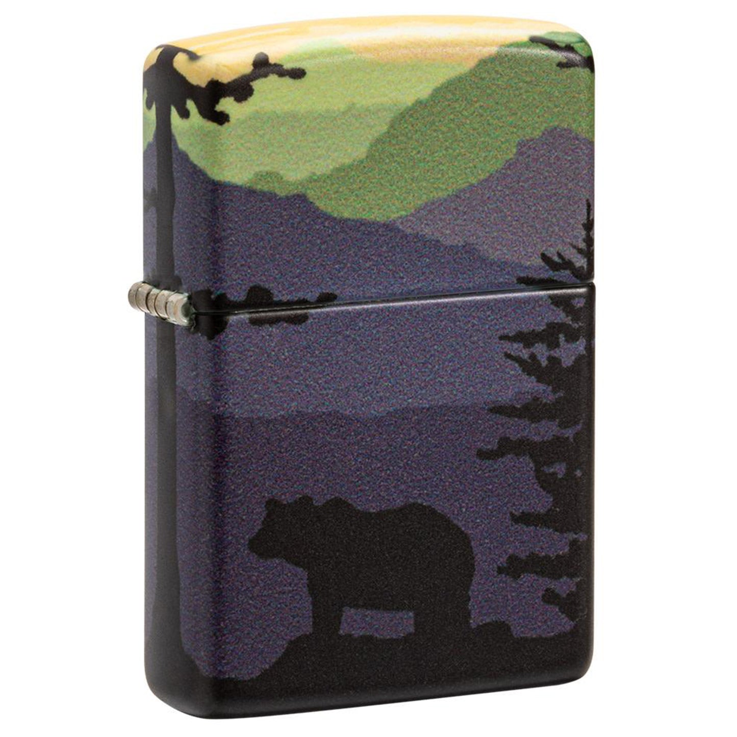 Zippo 540彩色工藝防風打火機:風景熊設計 #35