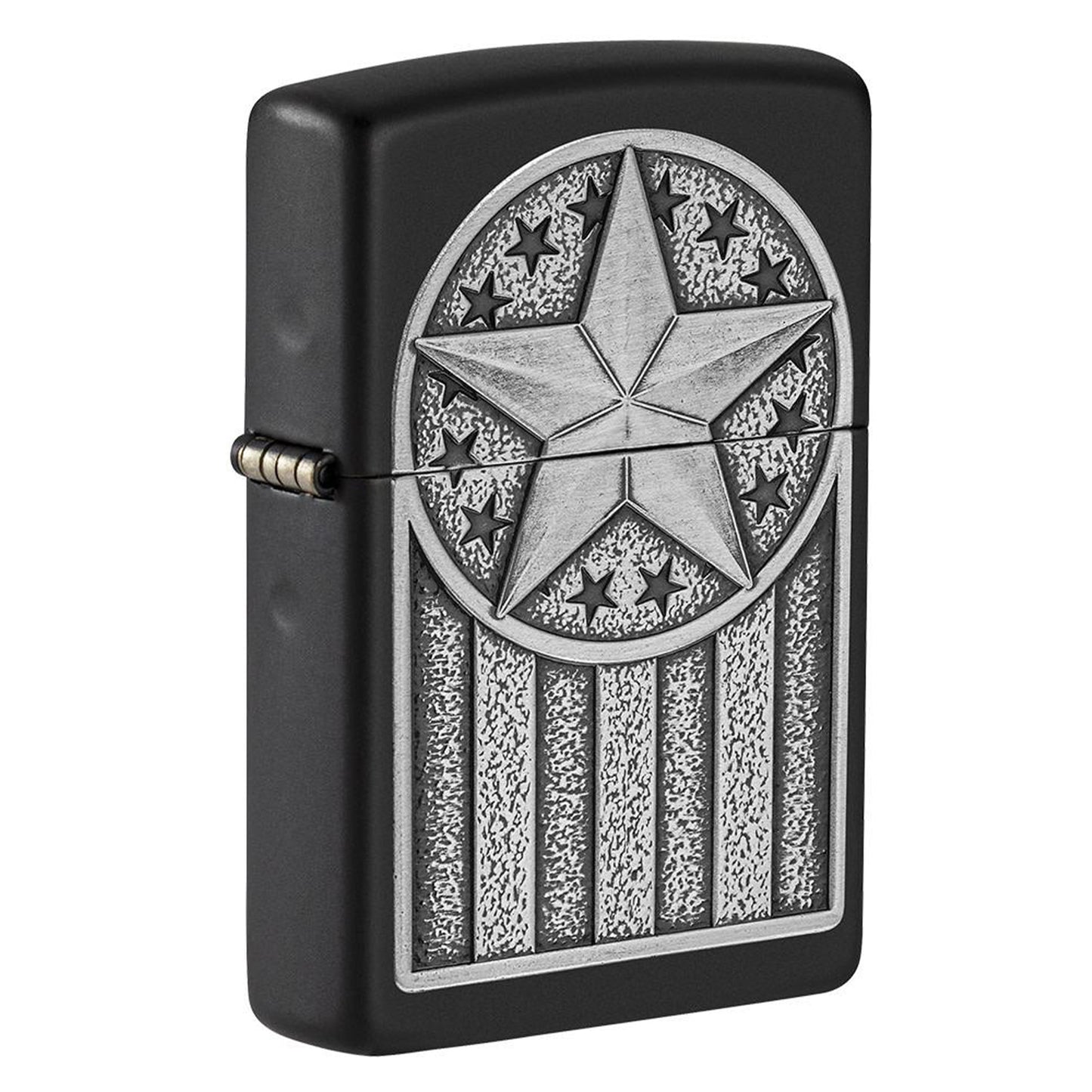 Zippo 防風打火機:國旗金屬徽章 #36