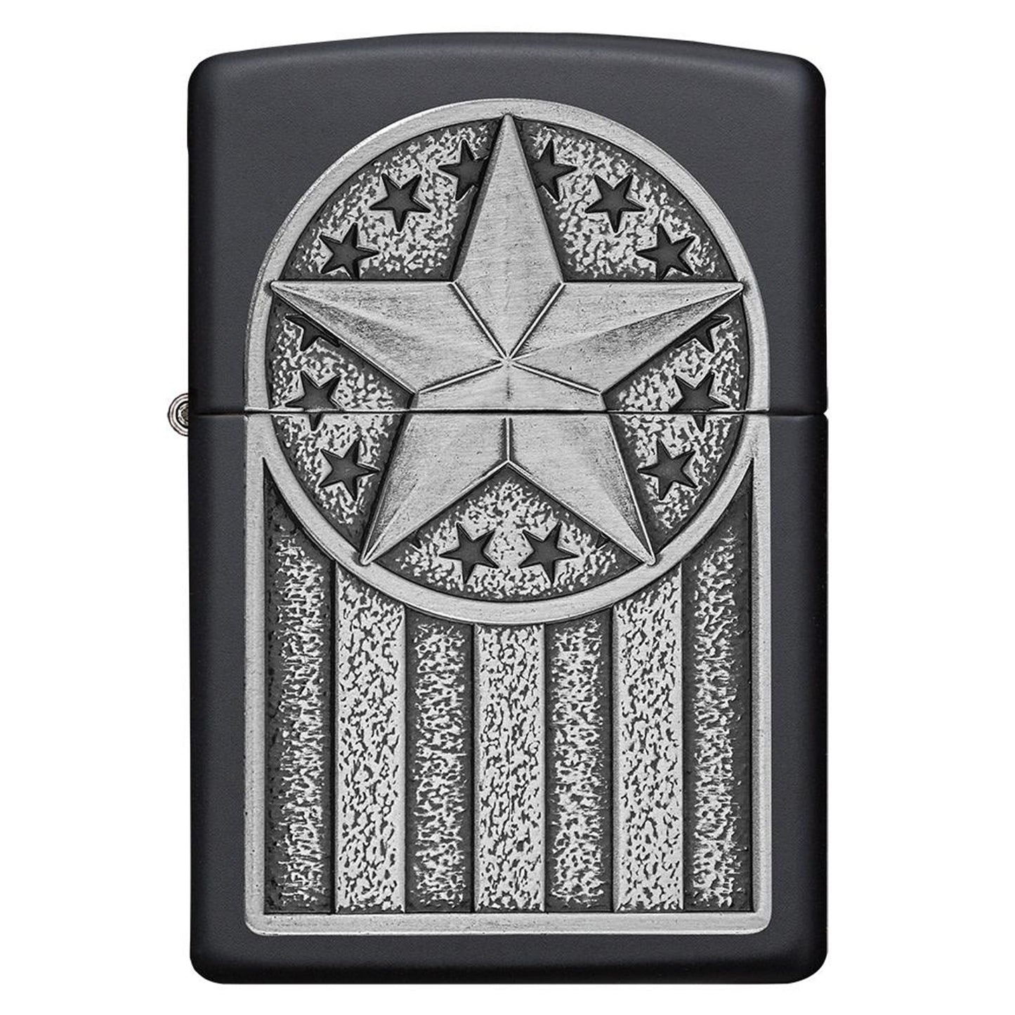 Zippo 防風打火機:國旗金屬徽章 #36