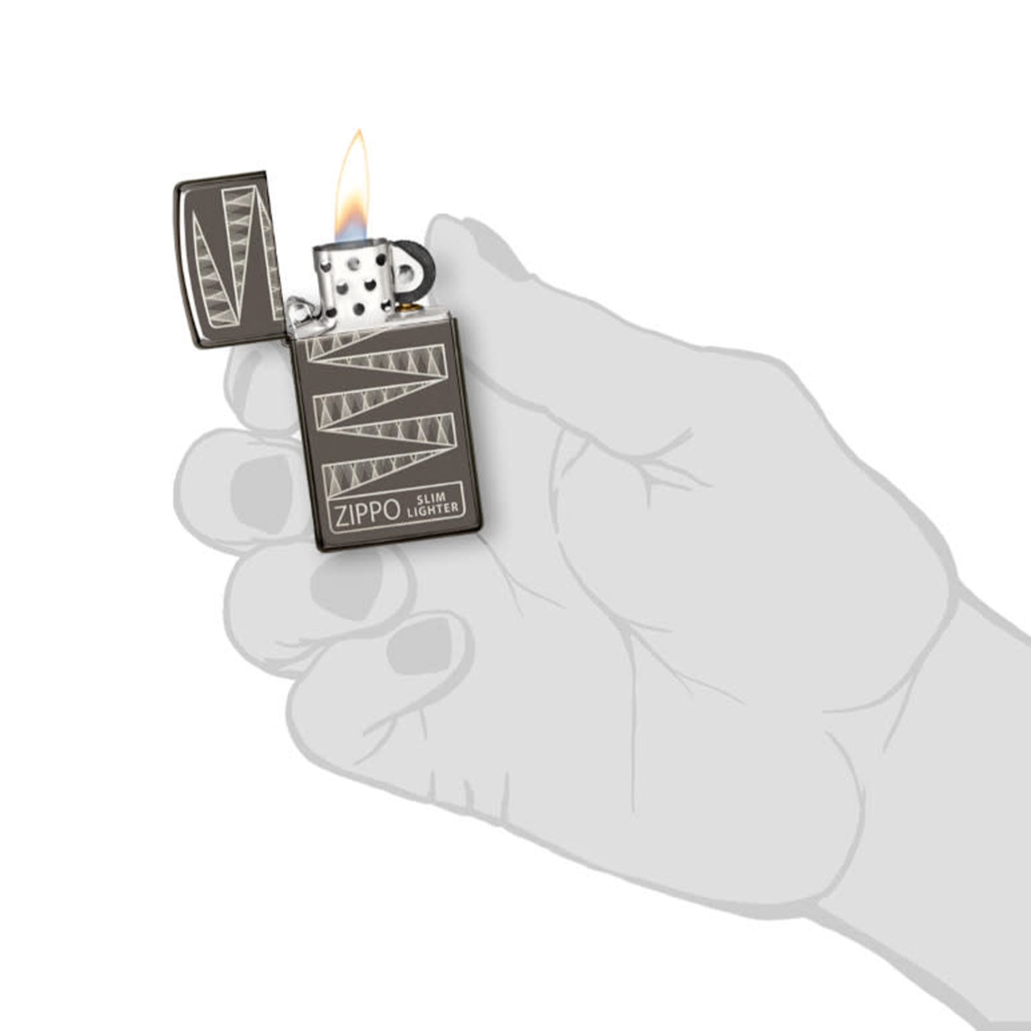 Zippo 65周年特別收藏品:細長款打火機紀念版 #62