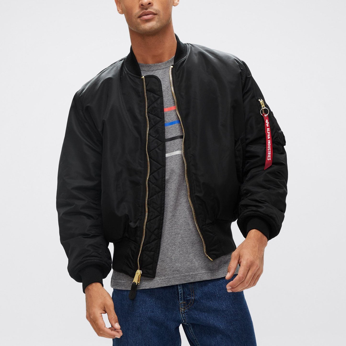 ALPHA MA-1 BLOOD CHIT FLIGHT JACKET