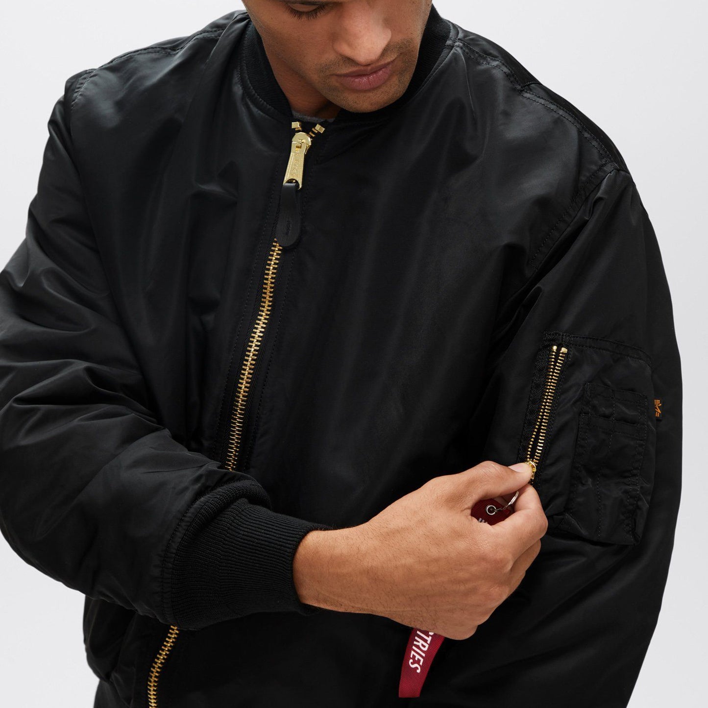 ALPHA MA-1 BLOOD CHIT FLIGHT JACKET