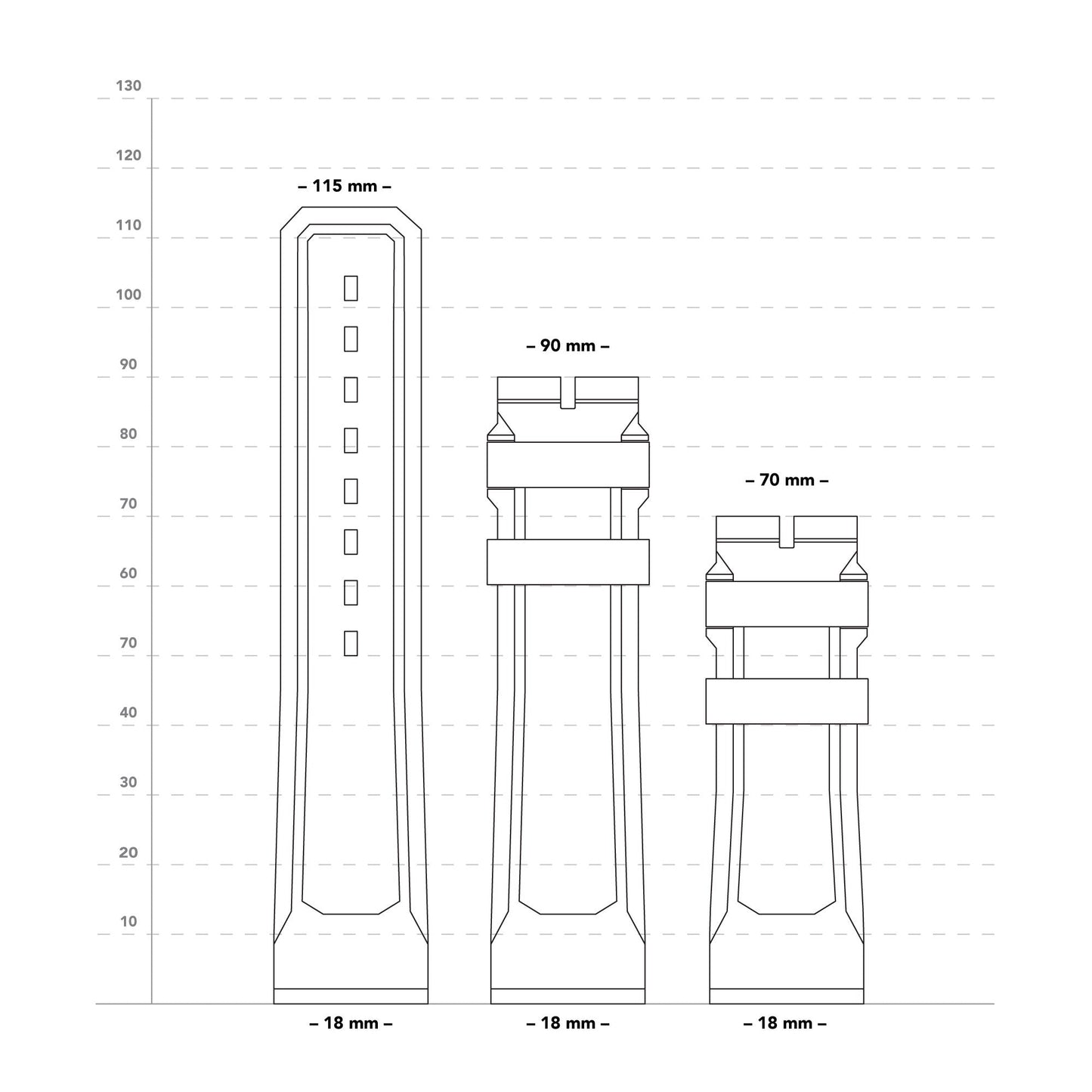 Marathon 3-Piece Strap Kit