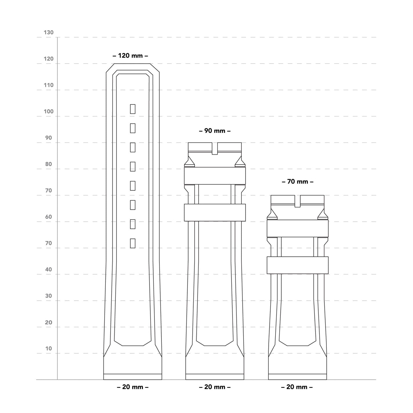 Marathon 3-Piece Strap Kit
