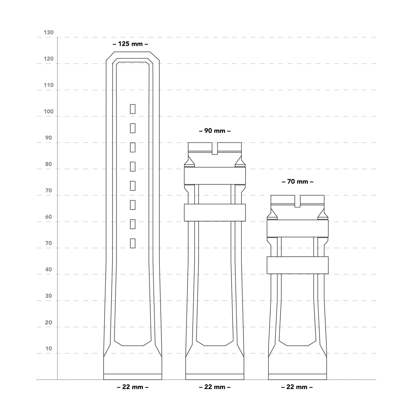 Marathon 3-Piece Strap Kit