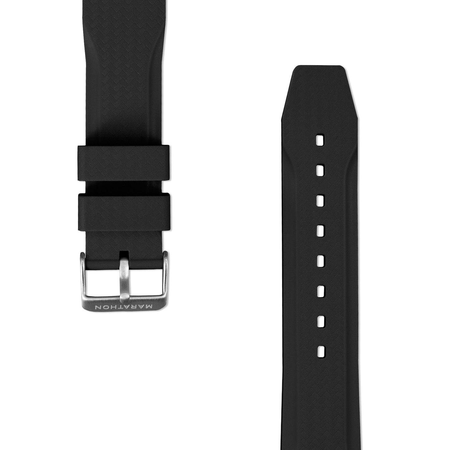 Marathon 22mm Two-Piece Textured Rubber Strap