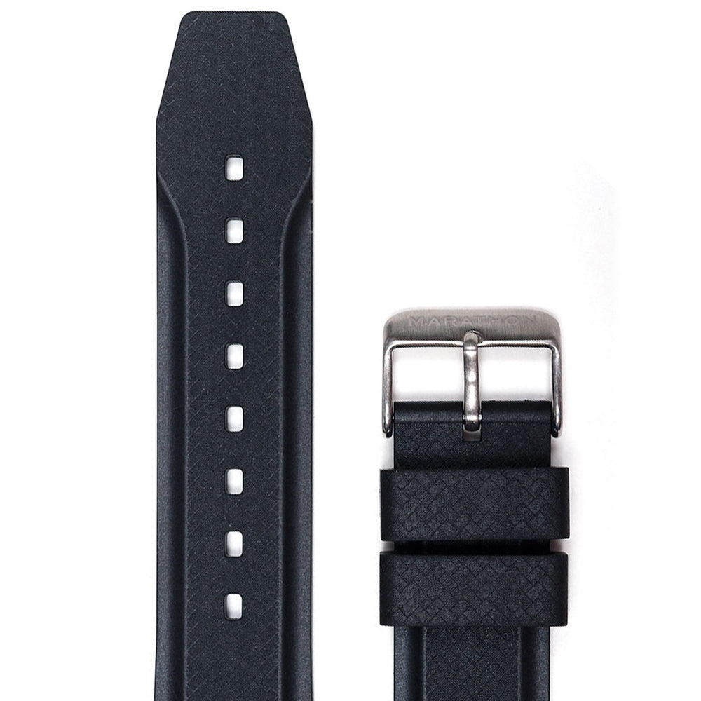 Marathon 22mm Two-Piece Textured Rubber Strap