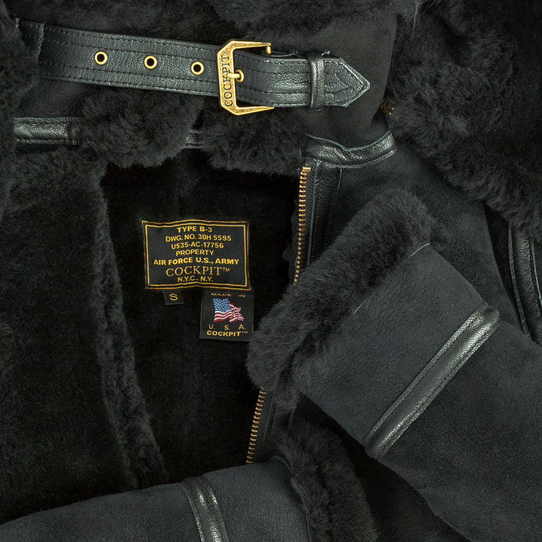 Cockpit Women's Hooded B-3 Bomber Jacket