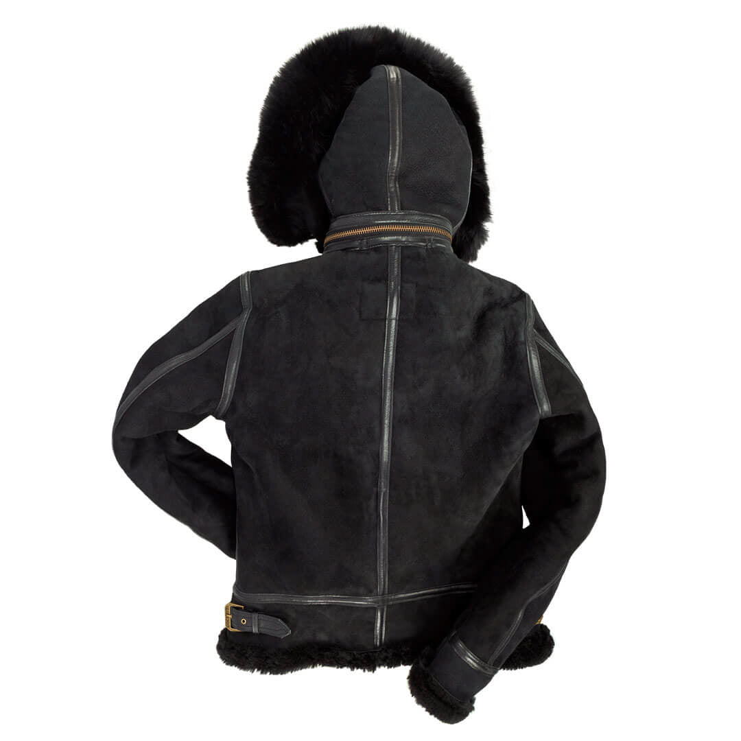 Cockpit Women's Hooded B-3 Bomber Jacket