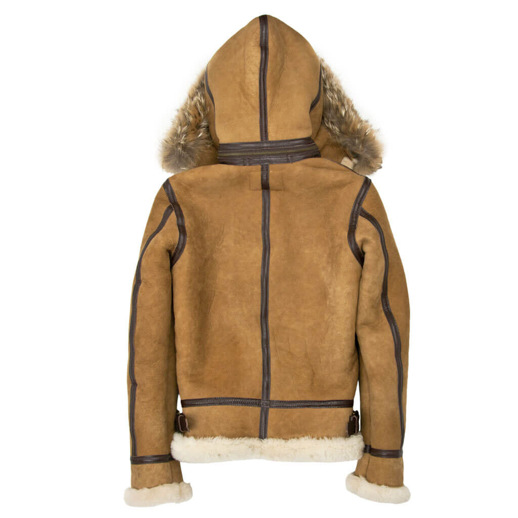 Cockpit Women's Hooded B-3 Bomber Jacket