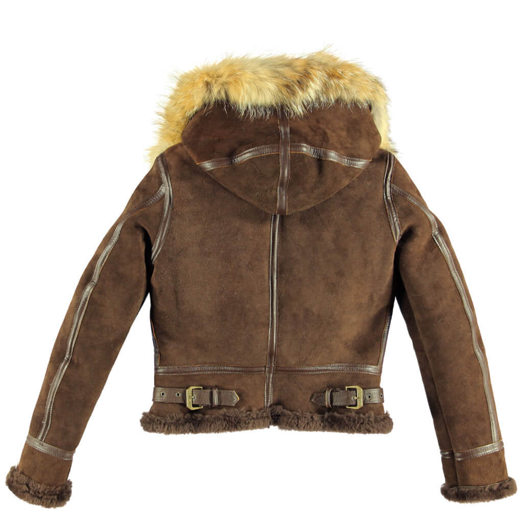 Cockpit Women's Hooded B-3 Bomber Jacket