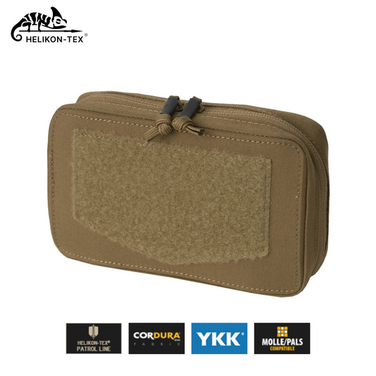 Helikon Guardian Admin Pouch Coyote accessory pouch front view