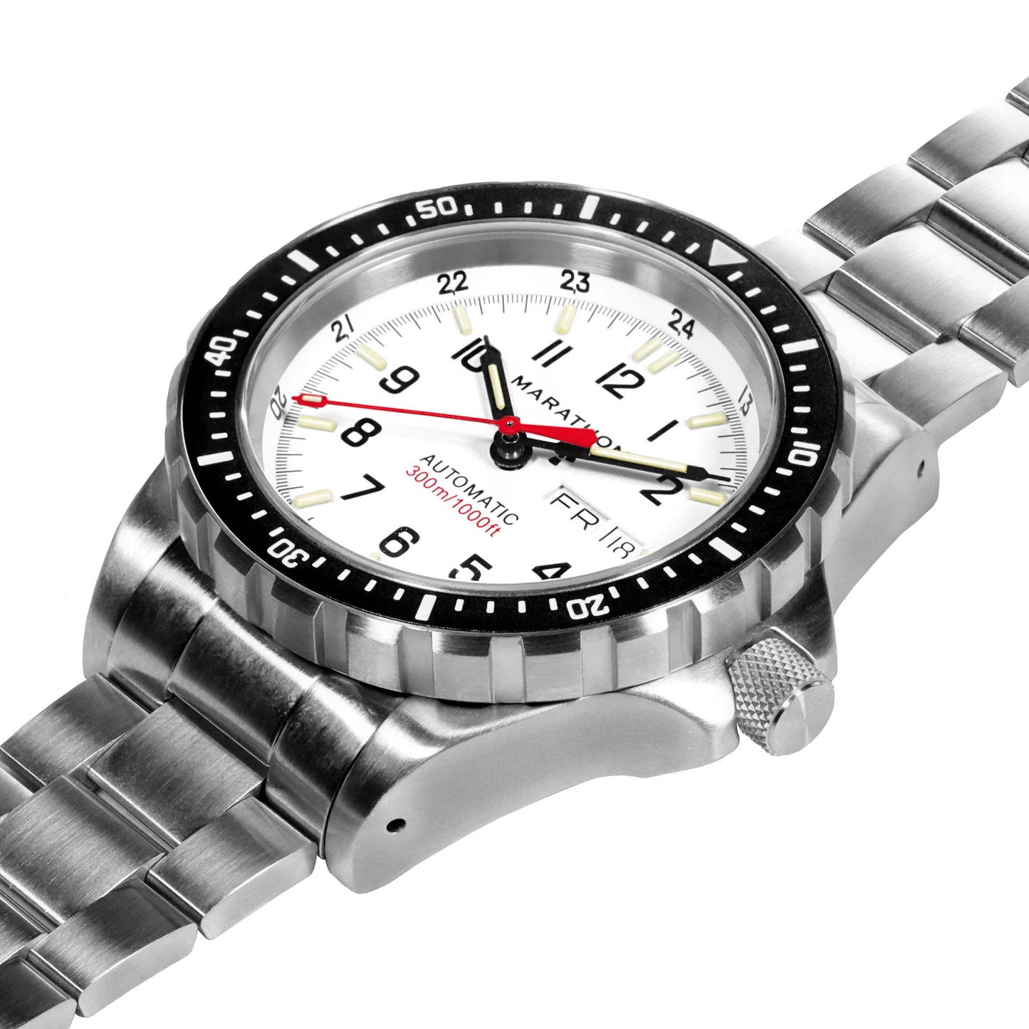 Marathon 46mm JDD® Arctic Edition, Type II - Diver's Automatic with Stainless Steel Bracelet