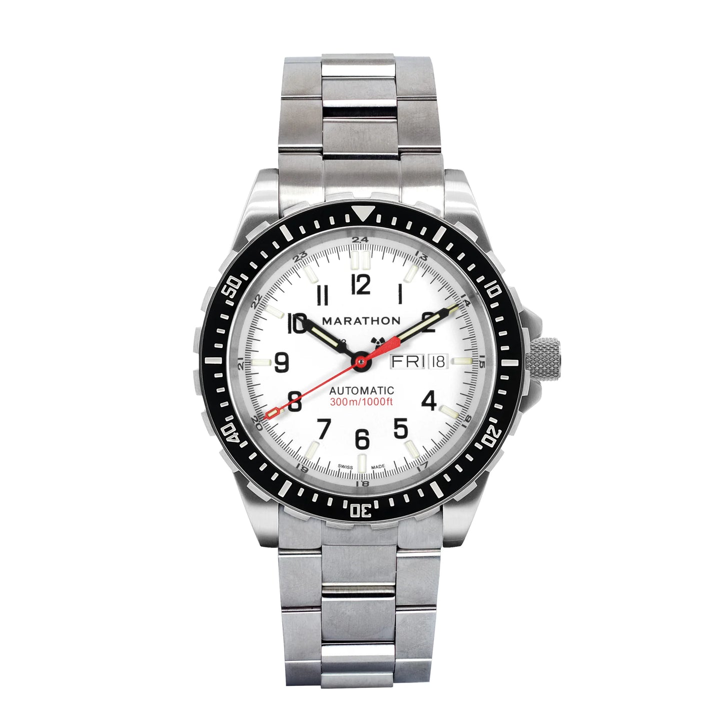 Marathon 46mm JDD® Arctic Edition, Type II - Diver's Automatic with Stainless Steel Bracelet