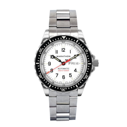 Marathon 46mm JDD® Arctic Edition, Type II - Diver's Automatic with Stainless Steel Bracelet