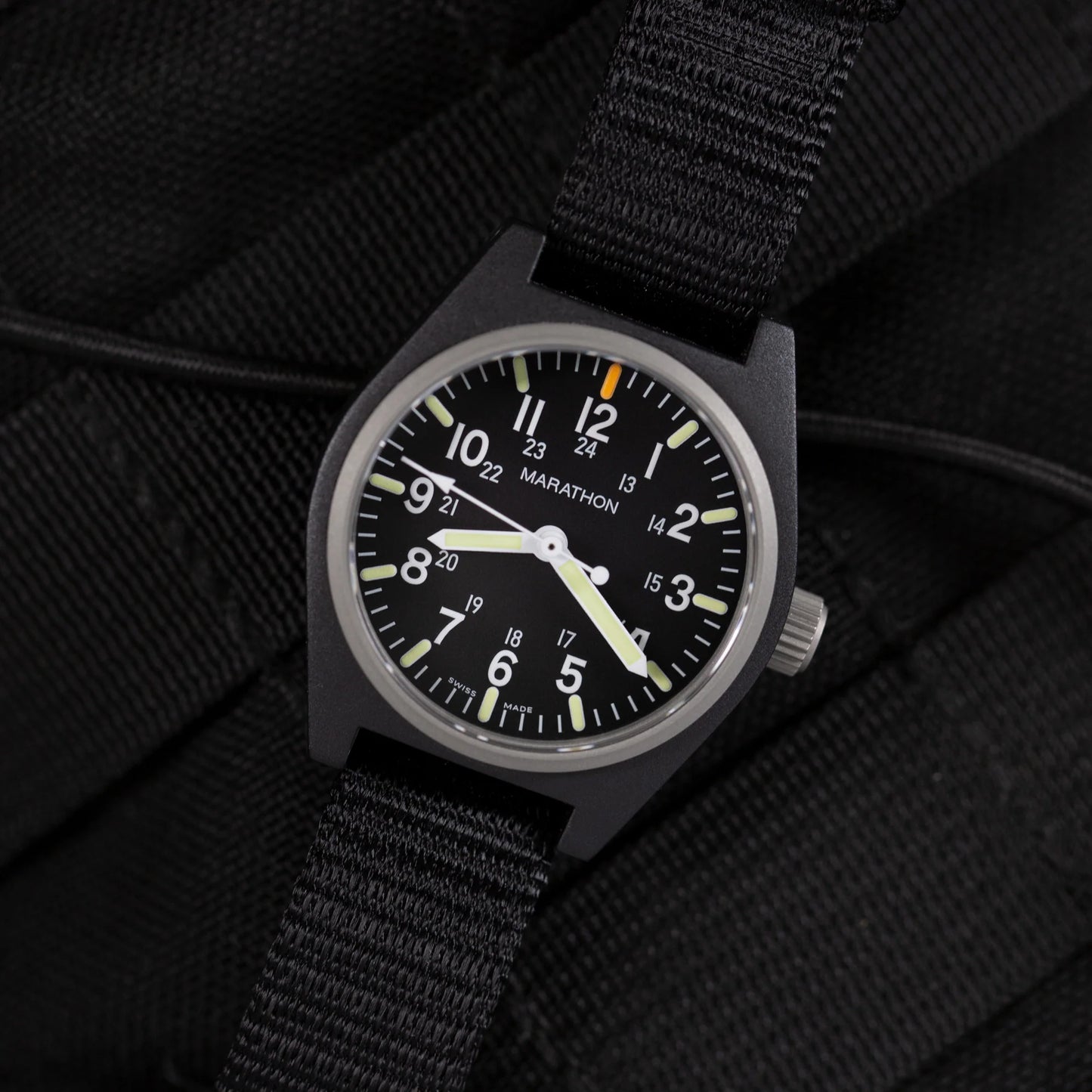 Marathon 34mm Black GPQ-M Type II - Field Quartz