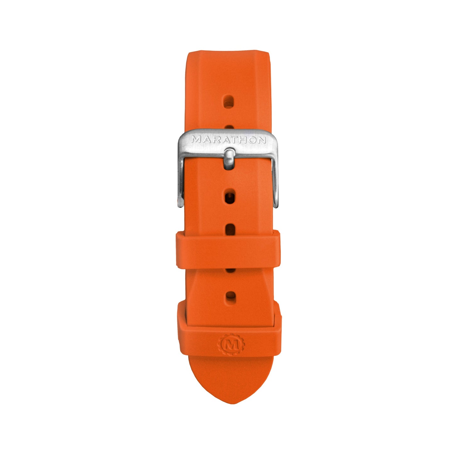 MARATHON 20mm Two-Piece Rubber Dive Watch Strap - Stainless Steel Hardware