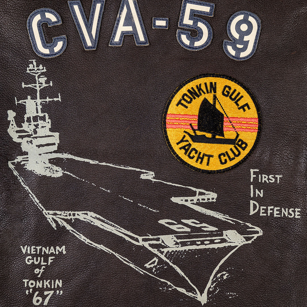 Cockpit USS Forrestal 越戰 G-1 飛行夾克