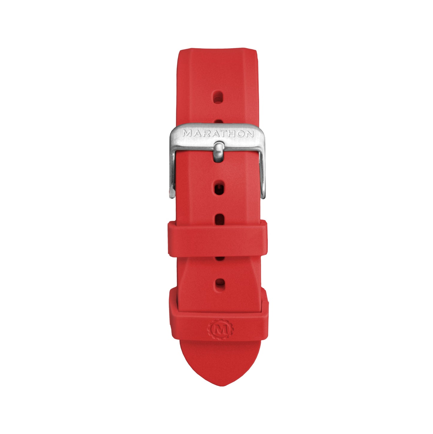 MARATHON 20mm Two-Piece Rubber Dive Watch Strap - Stainless Steel Hardware