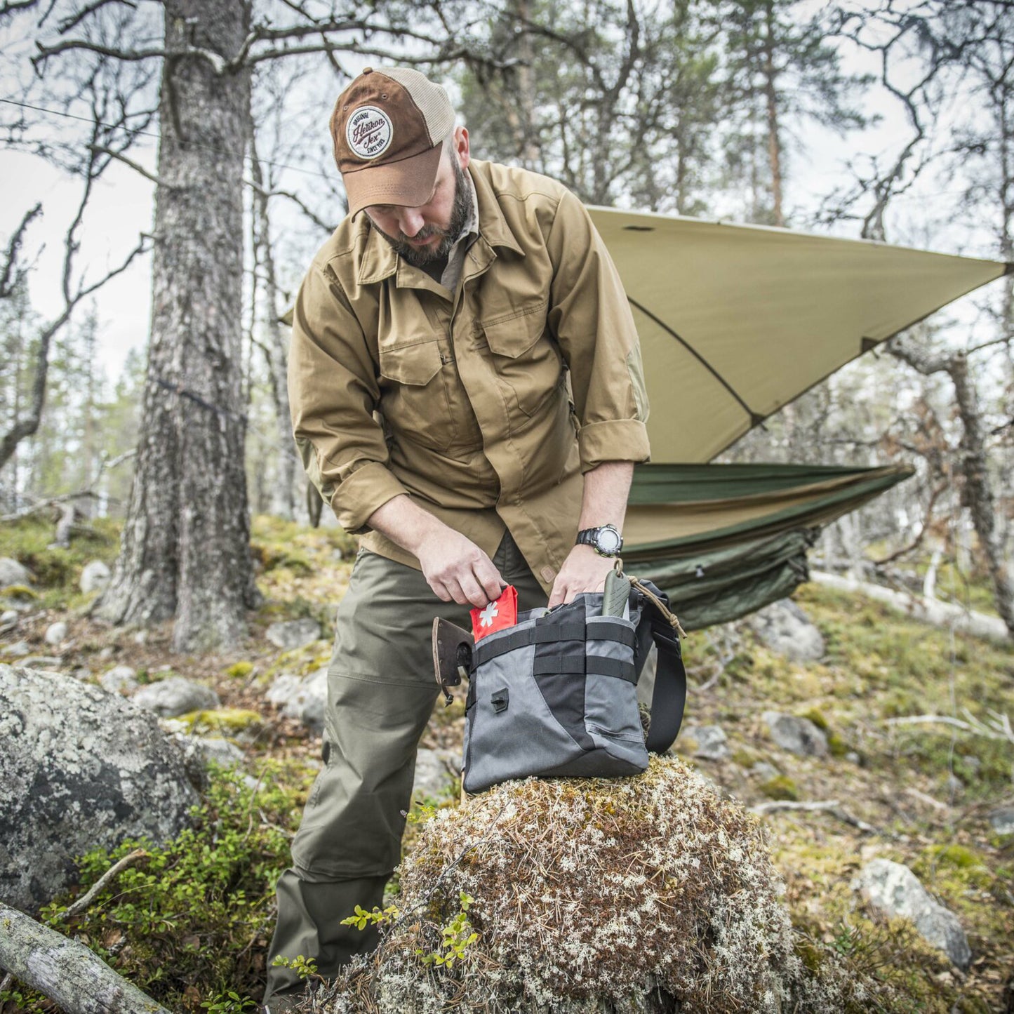 Helikon HAVERSACK 80年代英式翻蓋斜背袋