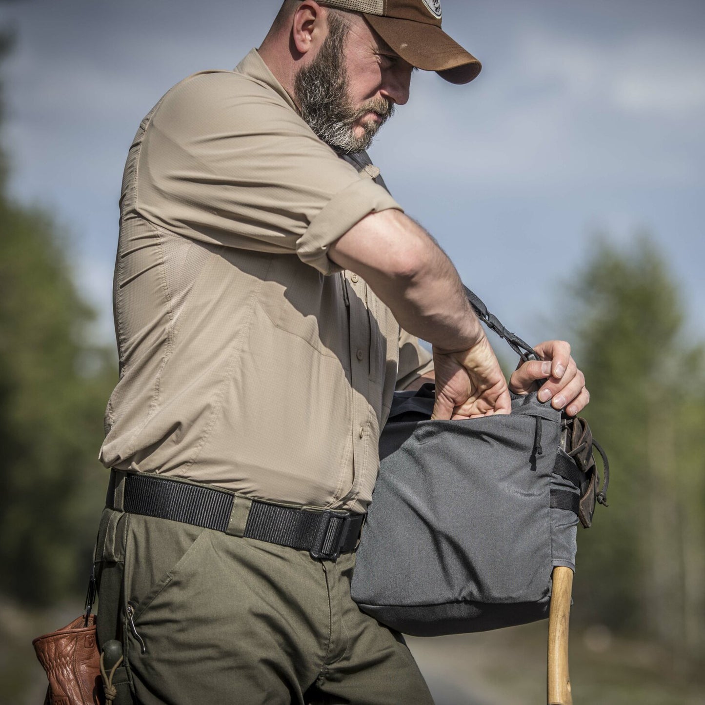 Helikon HAVERSACK 80年代英式翻蓋斜背袋