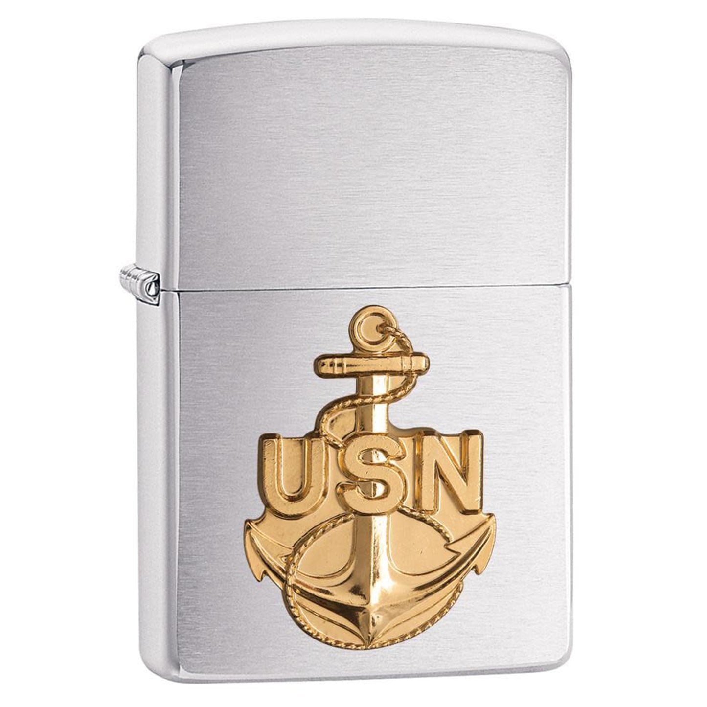 Zippo USN 鍍鉻防風打火機 #6