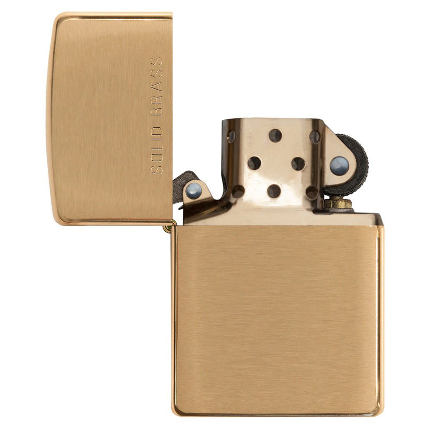 Zippo 銅質拉絲打火機 #84