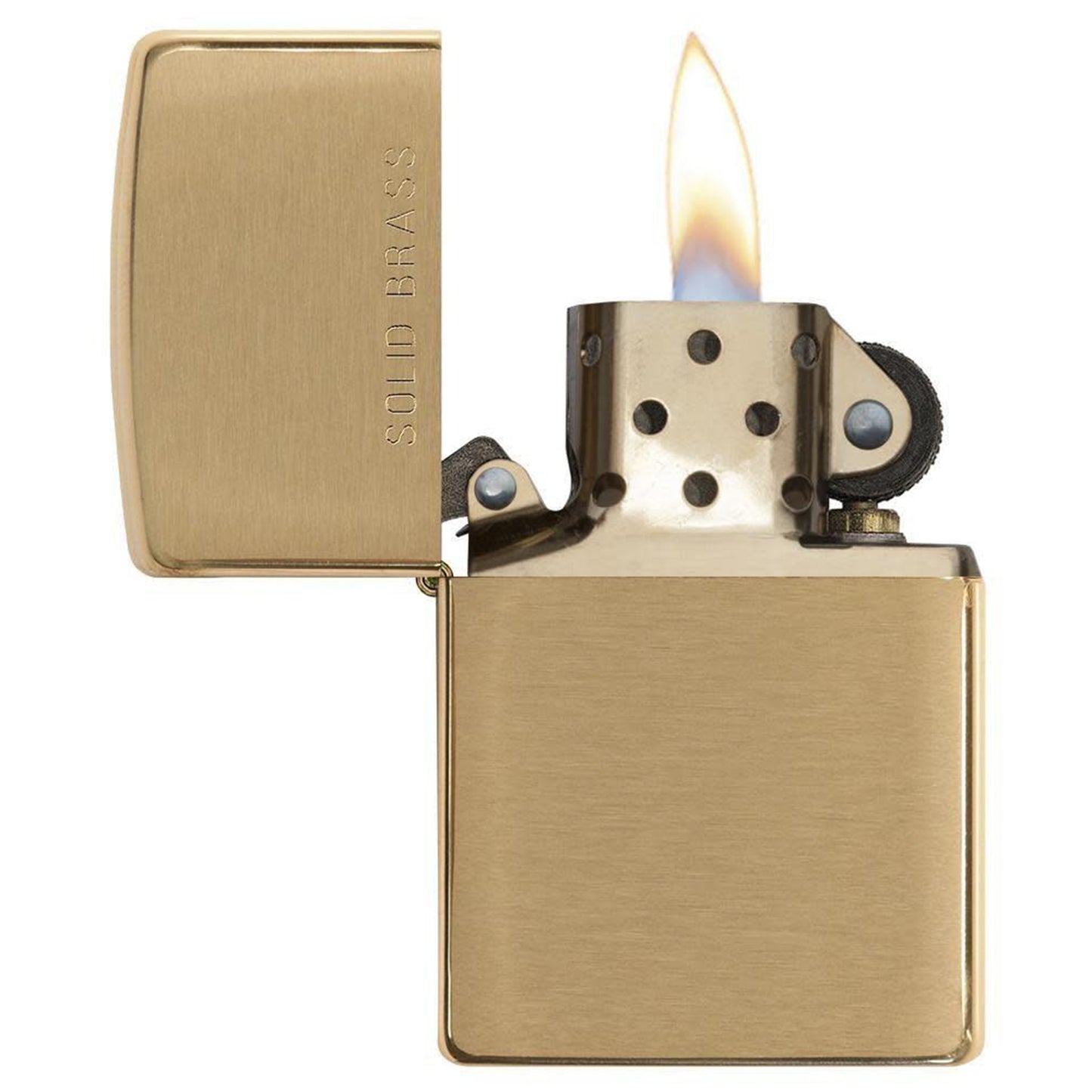 Zippo 銅質拉絲打火機 #84