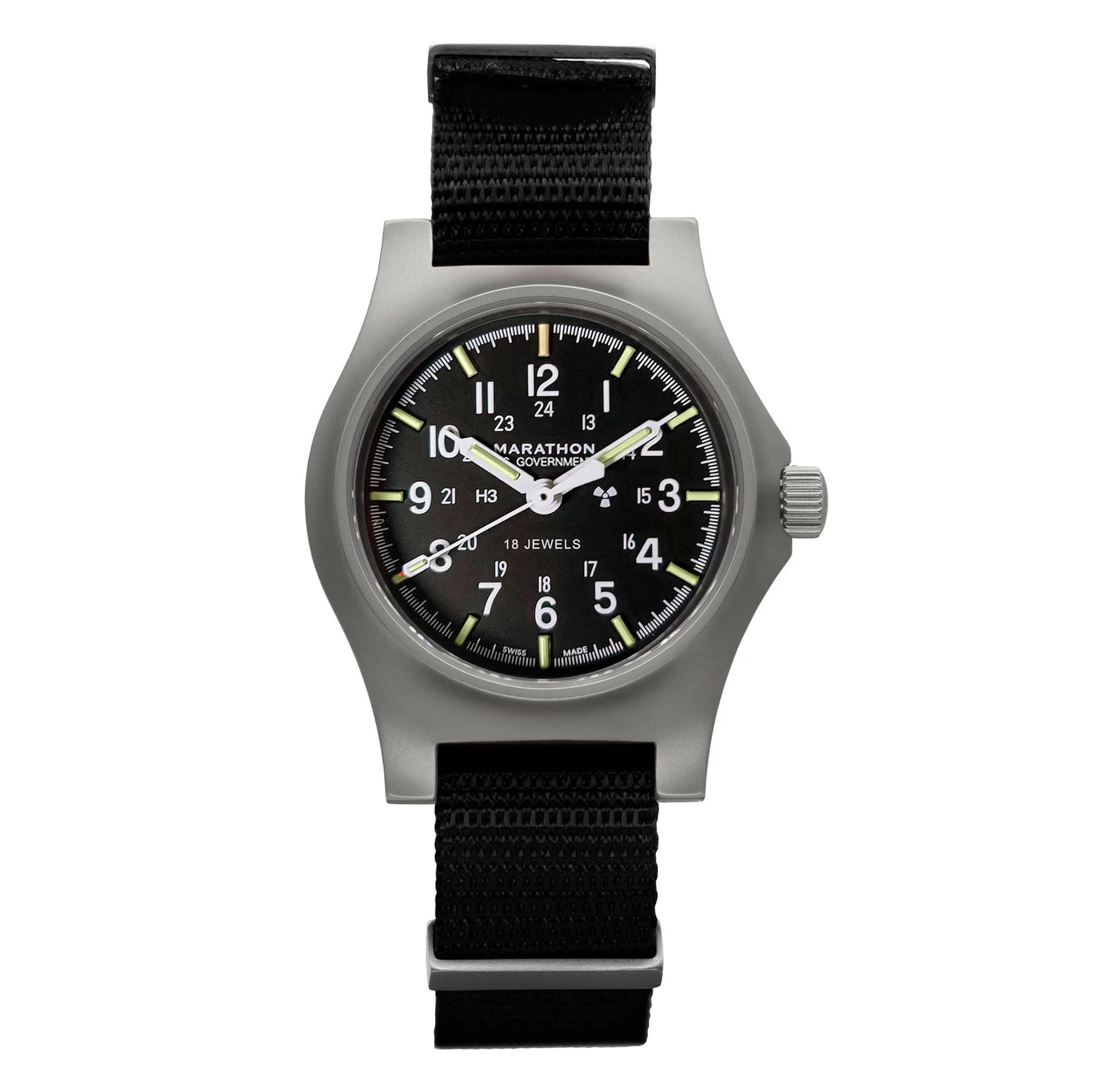 Marathon 36mm SSGPM Type II - Officer's Field Watch Mechanical on DEFSTAN Strap