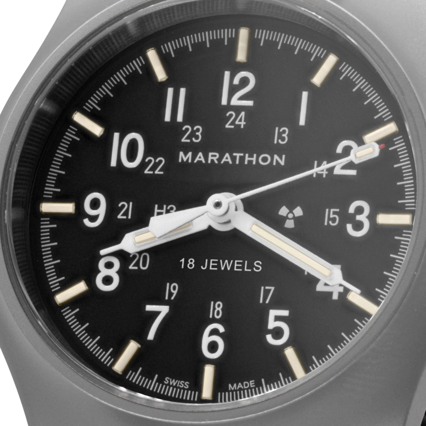 Marathon 36mm SSGPM Type II - Officer's Field Watch Mechanical on Ballistic Nylon Strap