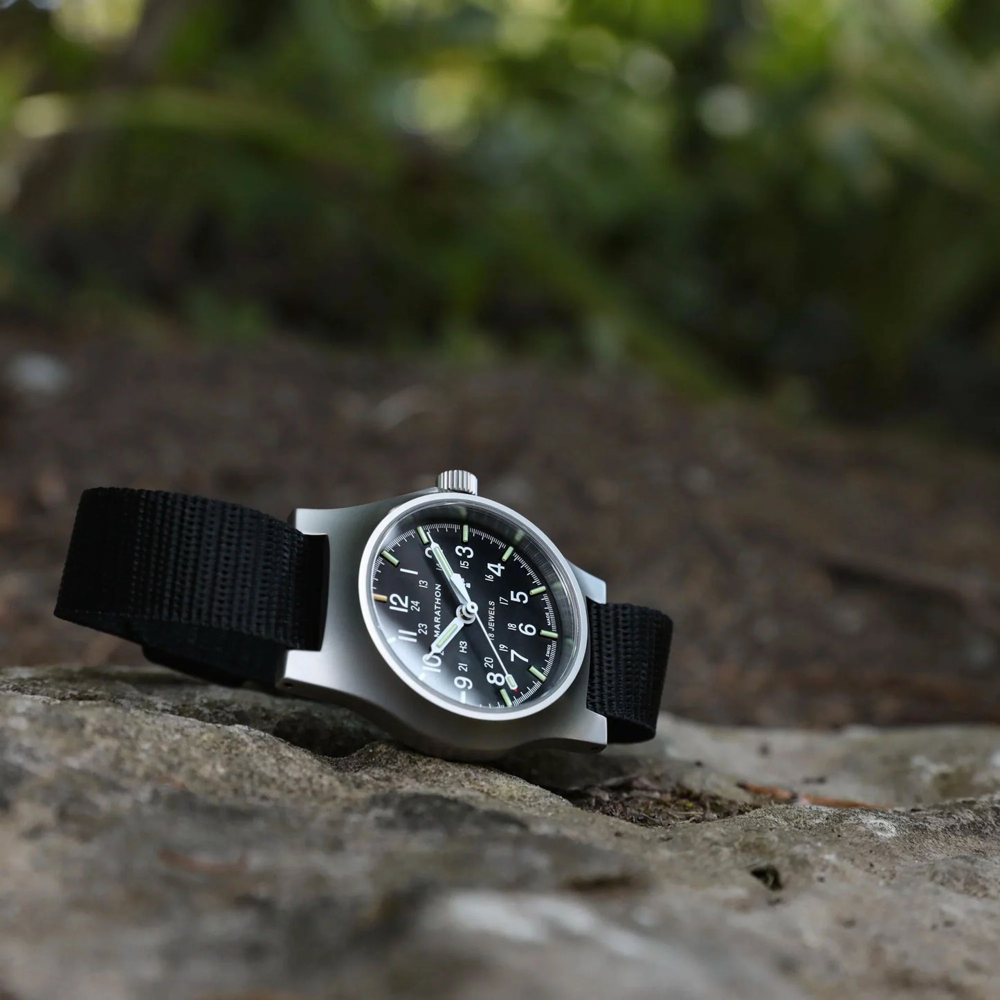 Marathon 36mm SSGPM Type II - Officer's Field Watch Mechanical on Ballistic Nylon Strap