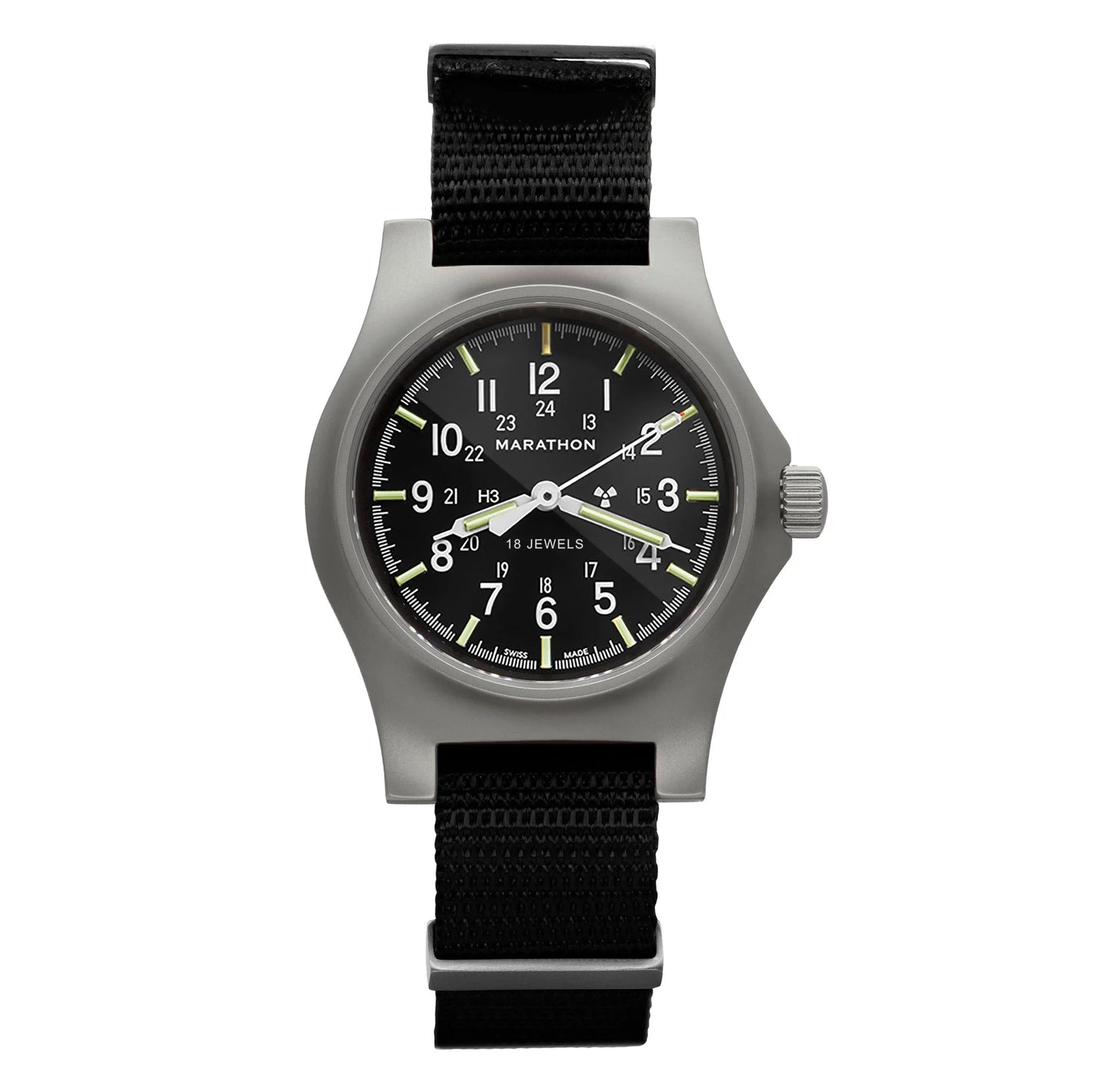 Marathon 36mm SSGPM Type II - Officer's Field Watch Mechanical on DEFSTAN Strap