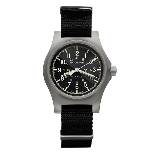 Marathon 36mm SSGPM Type II - Officer's Field Watch Mechanical on DEFSTAN Strap